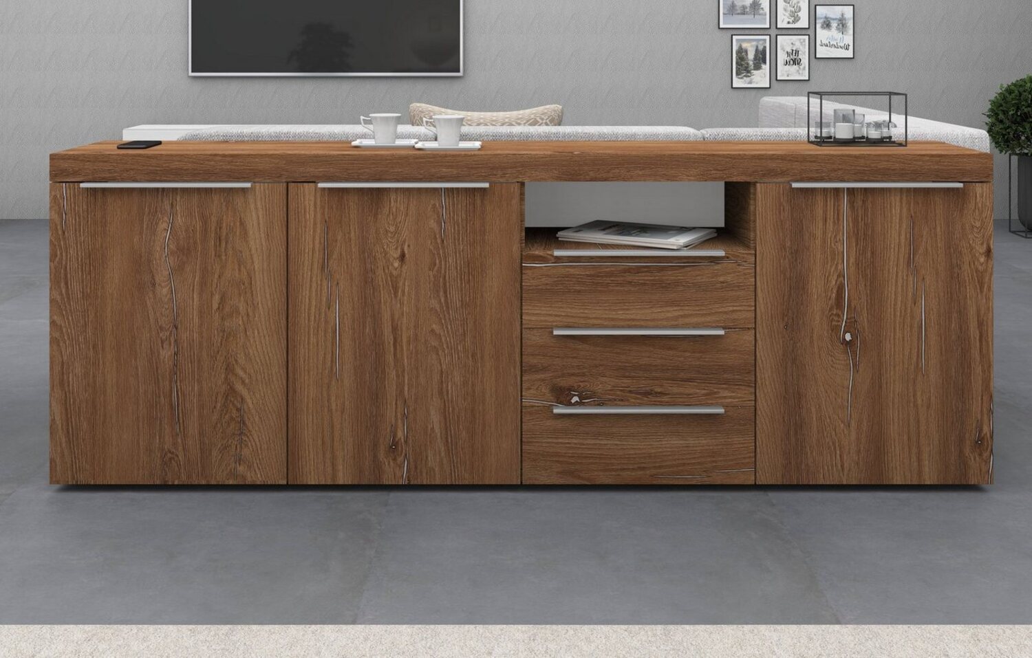 borchardt Möbel Sideboard DURBAN, Breite 200 cm Bild 1