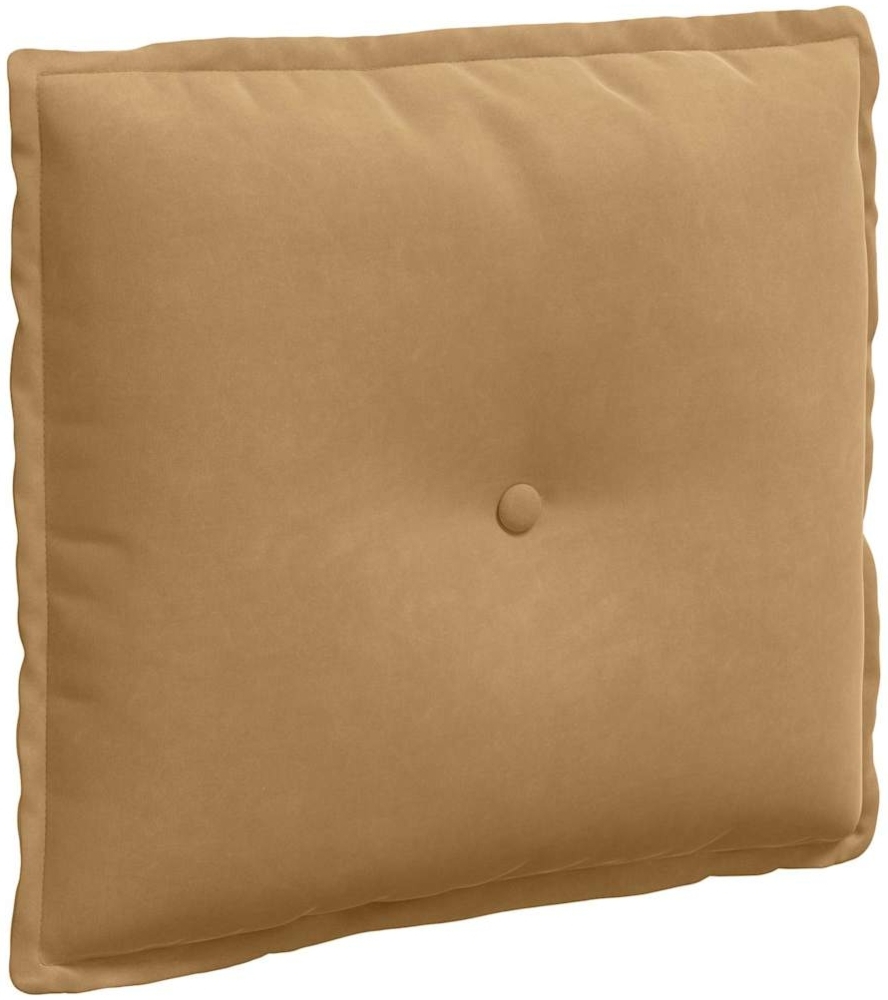 vidaXL Rückenkissen Braun 50 x 45 cm Cordstoff 42014640 Bild 1