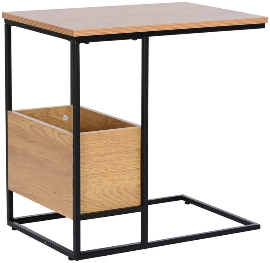 DKD Home Decor Beistelltisch, MDF-Holz, Metall, Standard Bild 1