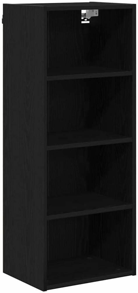 vidaXL Hängeschrank Riga Schwarz Eichen-Optik 40 x 29,5 x 100 cm 884467 Bild 1