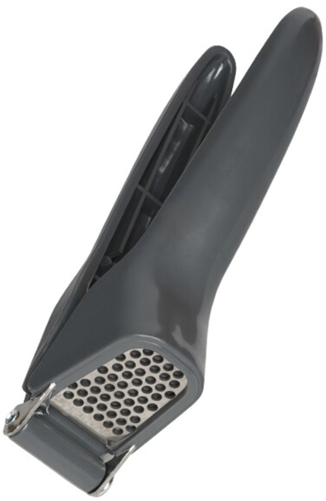 Knoblauchpresse mit ergonomischem Griff - Kunststoffgriff mit Edelstahlklinge Bild 1
