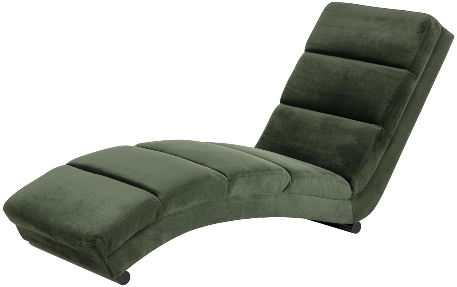 SalesFever Chaiselongue waldgrün Samt Bild 1