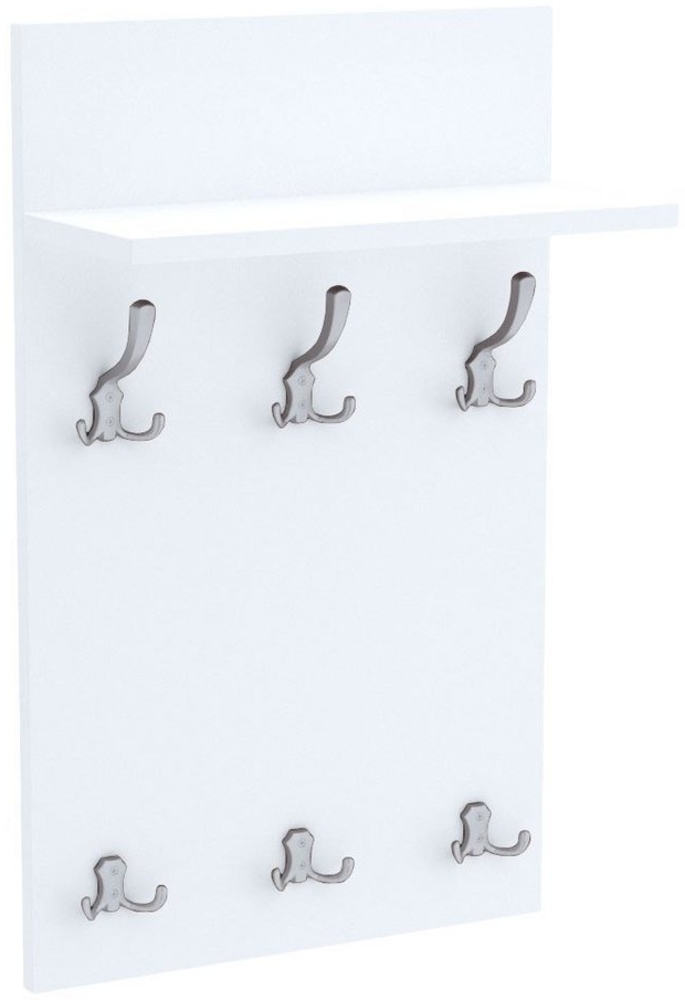 AKKE Garderobenhalter, MIDI Garderobe Aluminium Haken 2mm PVC Kantenumleimung Bild 1