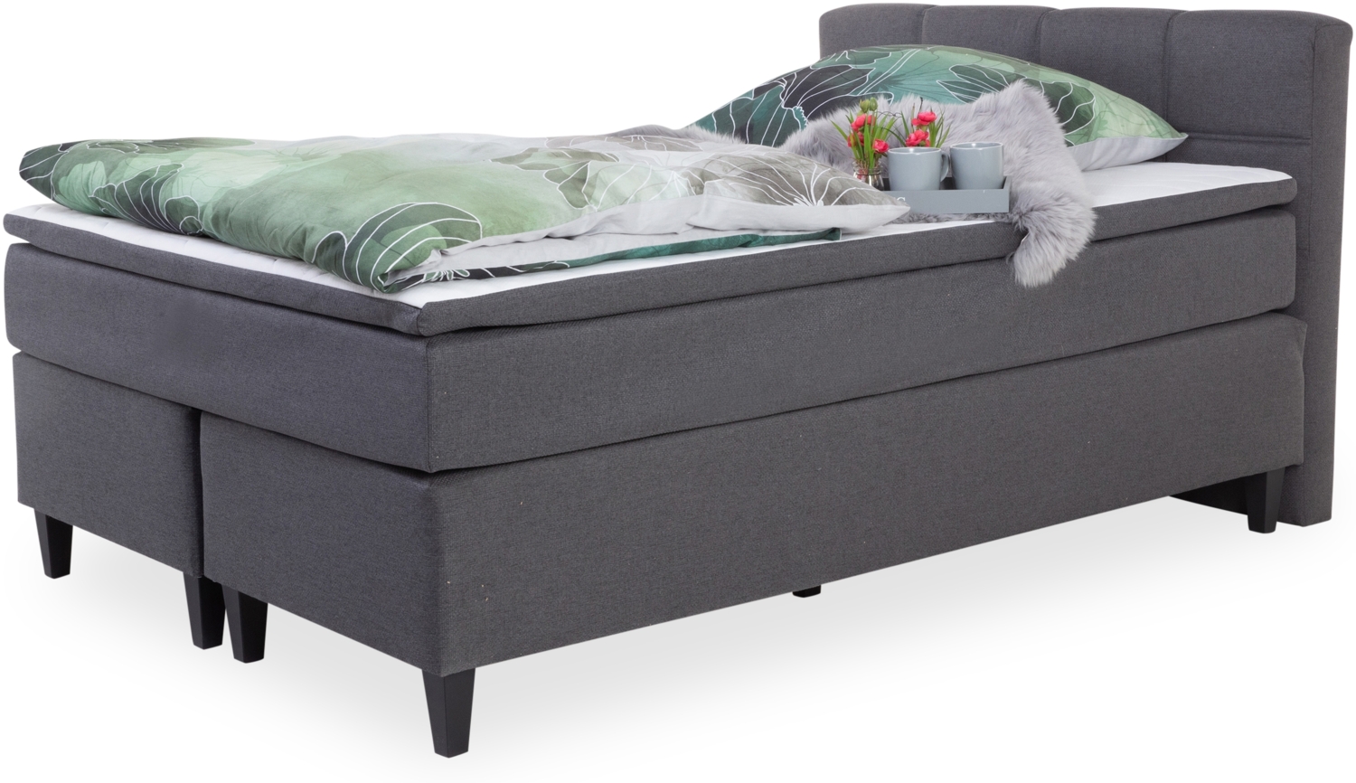 BX 2520 Surrey Boxspringbett StoffHolzwerkstoff Bild 1