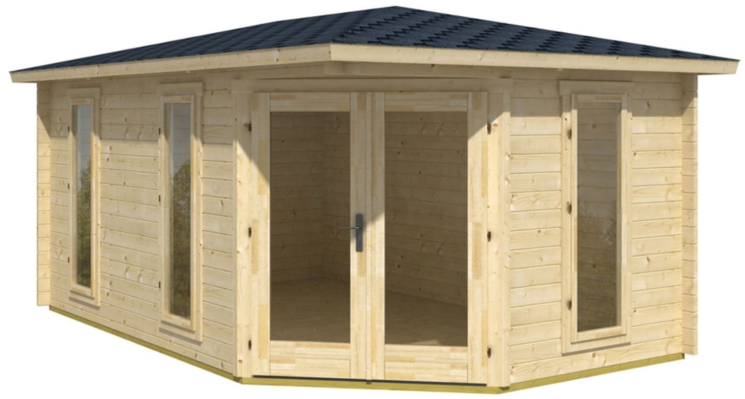Lasita Maja Holz Gartenhaus Edinburgh 2 | Carbongrau Bild 1