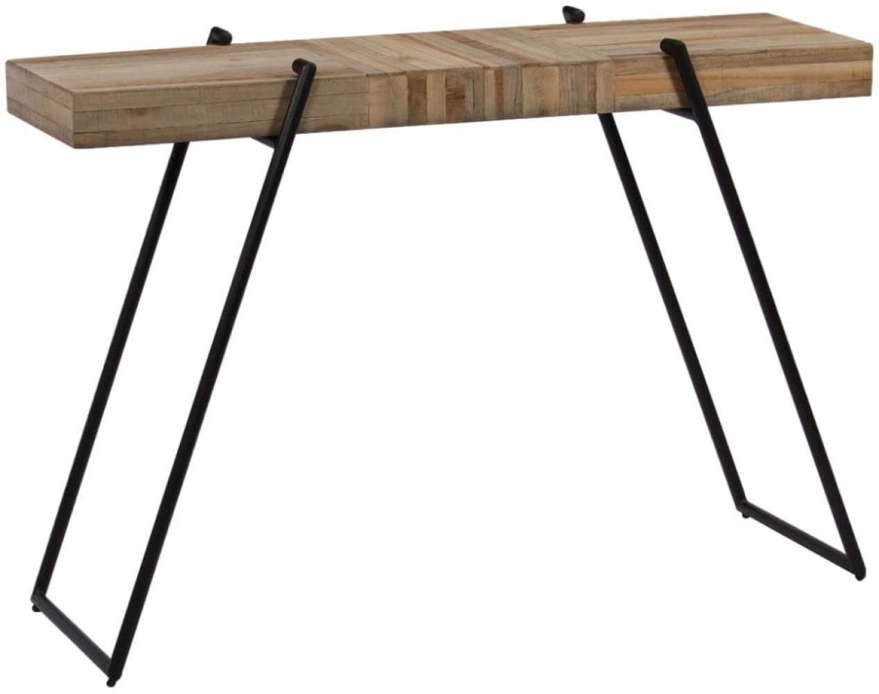 vidaXL Konsolentisch Recyceltes Teak 120 x 35 x 81 cm 246089 Bild 1