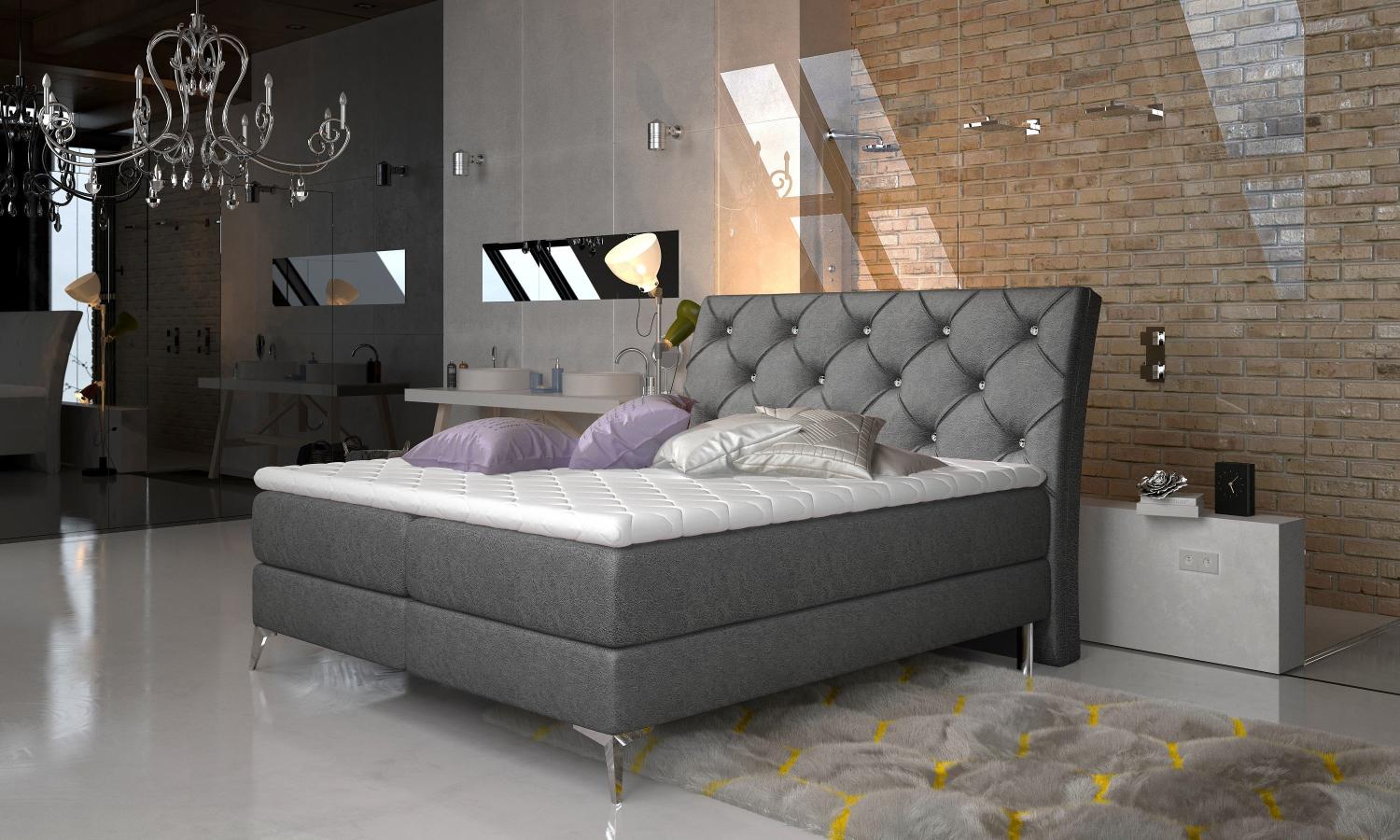 Wohnideebilder Adel 180X200 Grau Boxspringbett Ad_01_1.8 Bild 1