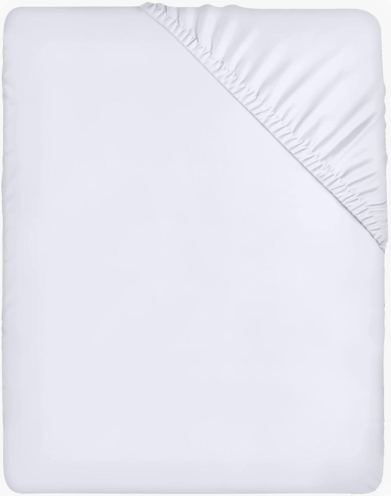 Utopia Bedding - Spannbettlaken 135x190cm - Weiß - Gebürstete Mikrofaser Spannbetttuch - 35 cm Tiefe Tasche Bild 1