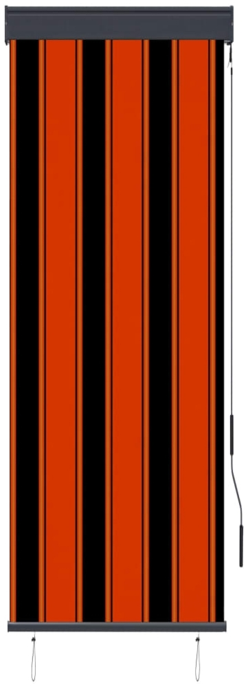 vidaXL Außenrollo 60 x 250 cm Orange und Braun 145948 Bild 1