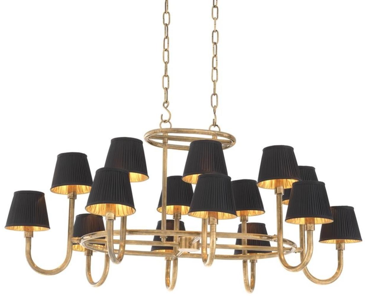 EICHHOLTZ Chandelier Sparrows mit Plissee Shades Bild 1