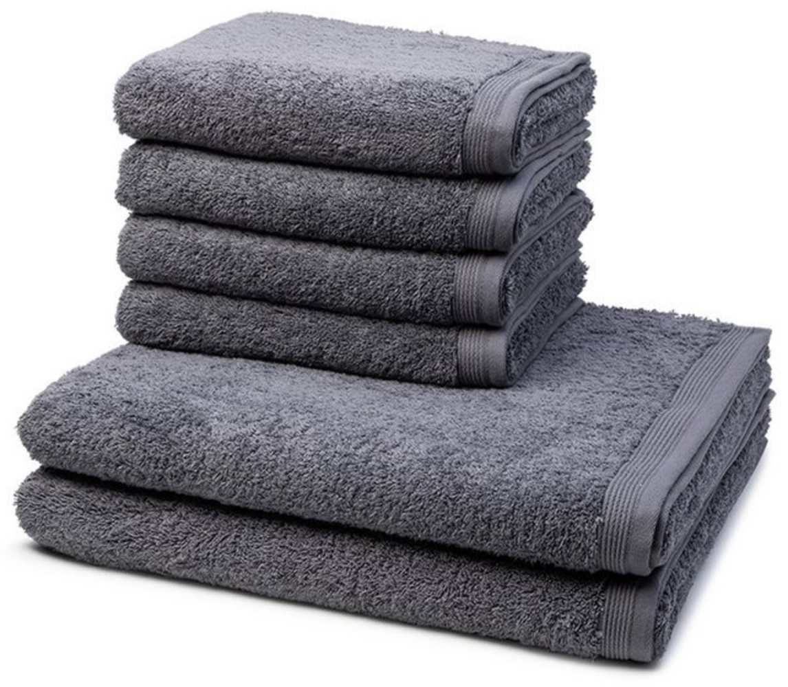 Möve Handtuch Set Superwuschel, Walkfrottee (Spar-Set, 6-St), 4 X Handtuch 2 X Duschtuch - im Set - Baumwolle Bild 1