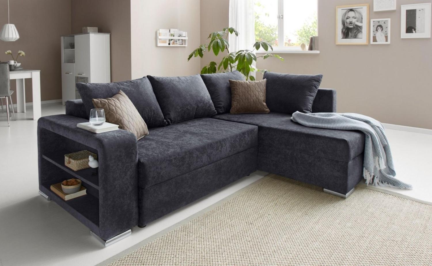 COLLECTION AB Ecksofa John L-Form, inklusive Bettfunktion und Bettkasten Bild 1