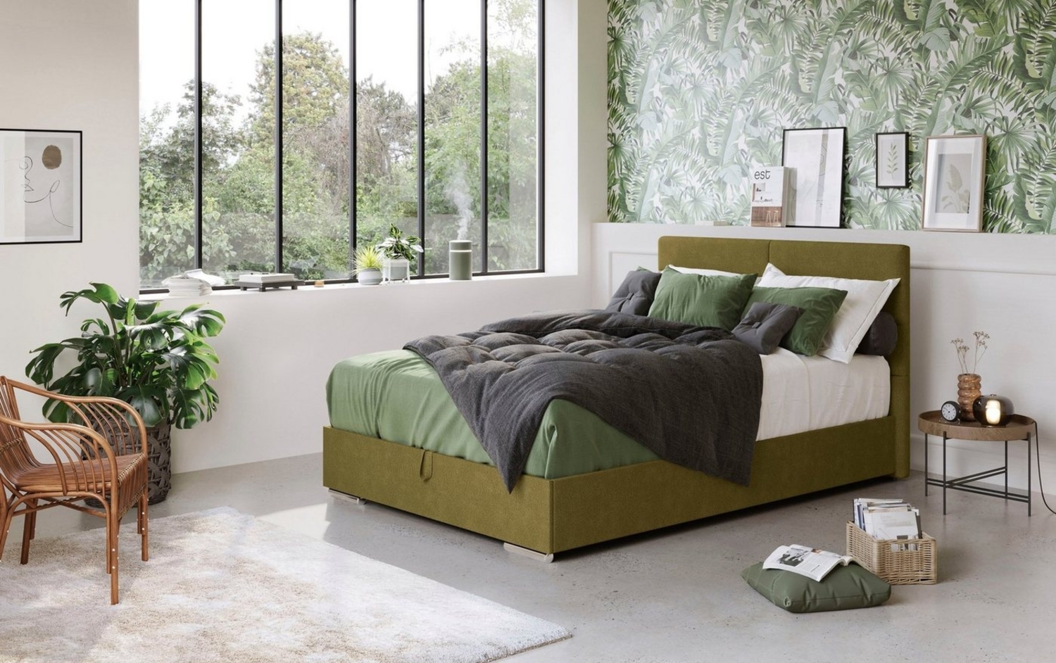 COTTA Boxbett Tom mit Bettkasten, Topper und Zierkissen, Bestseller, Unser Dauertiefpreis Bild 1