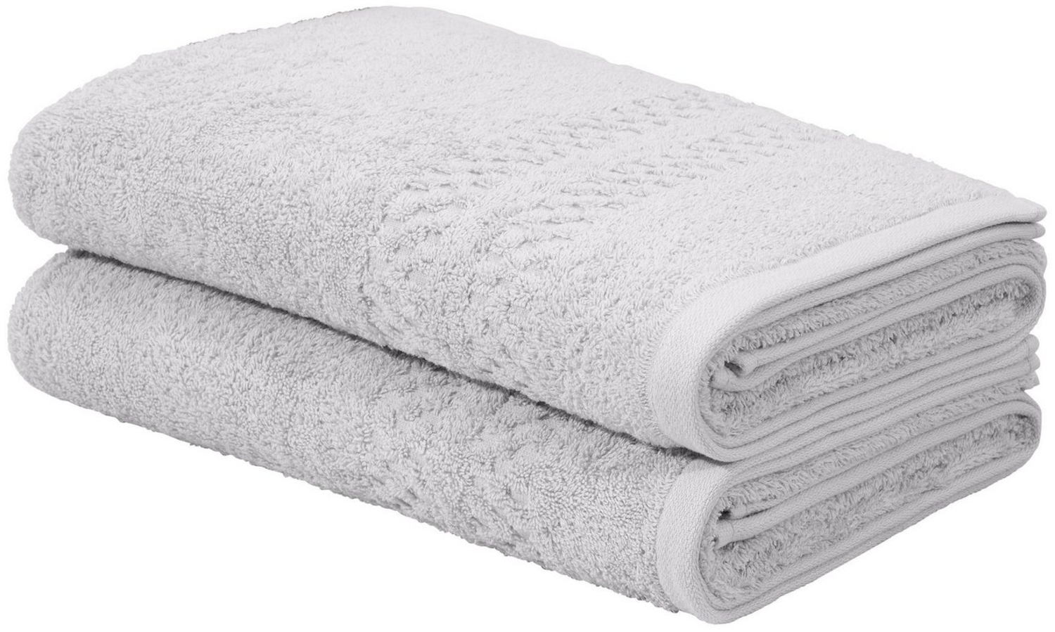 my home Duschtücher Regona, Duschtücher 70x140cm, flauschig und weich, 500 gr/m², Frottier (Set, 2-St), Premium Handtücher mit Bordüre, Set, 100% Baumwolle, 5 Jahre Garantie Bild 1