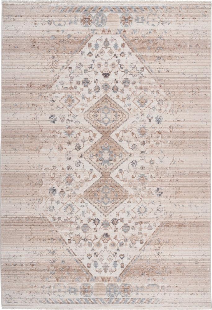 Kurzflorteppich Palos 400 Taupe 80x150 cm Bild 1