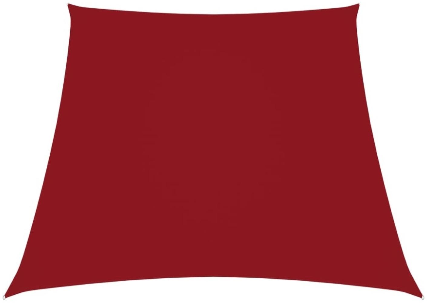 vidaXL Sonnensegel Oxford-Gewebe Trapezförmig 2/4x3 m Rot 135681 Bild 1