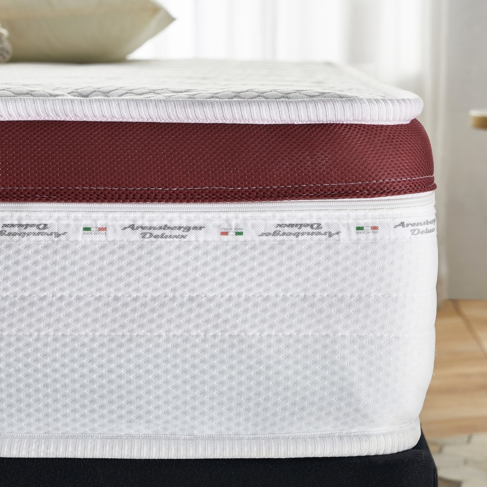 Arensberger 9-Zonen Taschenfederkern 3D-Memory Matratze 'DELUXX' H2/H3, Höhe 30 cm, RG45, 90x200 cm Bild 1