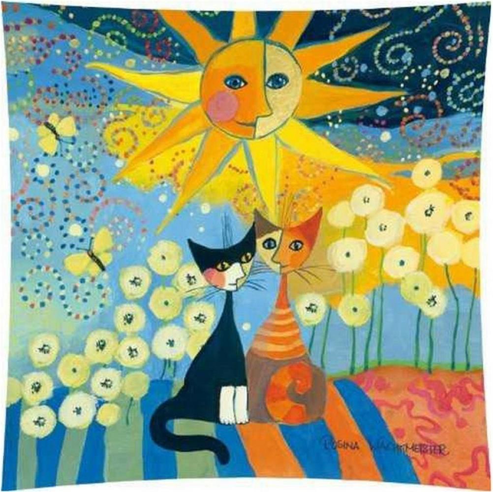 Rosina Wachtmeister Dekokissen Sunny Day, Rosina Wachtmeister Kissenhülle ohne Füllung Kissen Mako-Satin 40x40 Bild 1