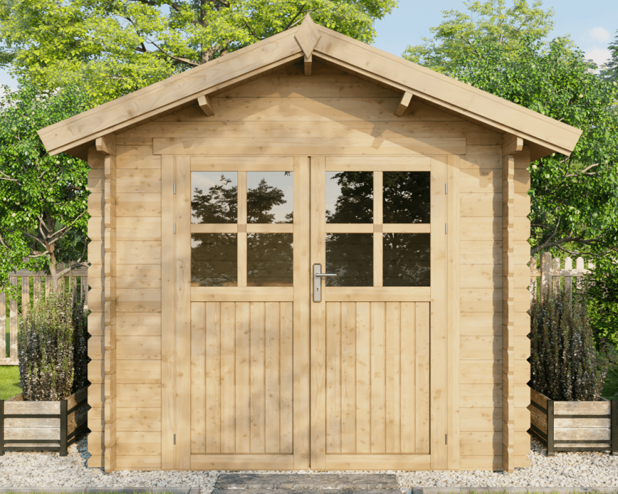 McGarden Gartenhaus Jumbo 1 250 x 250 cm ALL IN Bild 1