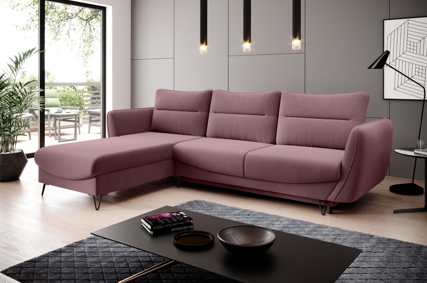 Wohnideebilder Silva Rosa Couchgarnitur CO-SIL-LT-24VE Bild 1