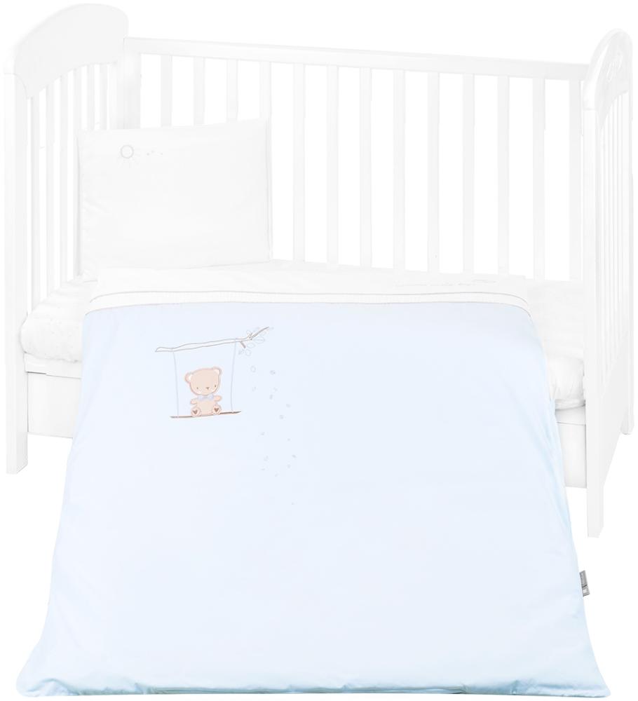 Kikkaboo Babybettwäsche Set Dream Big 5-teilig Decke 135 x 95cm Kissen 45 x 35cm blau Bild 1