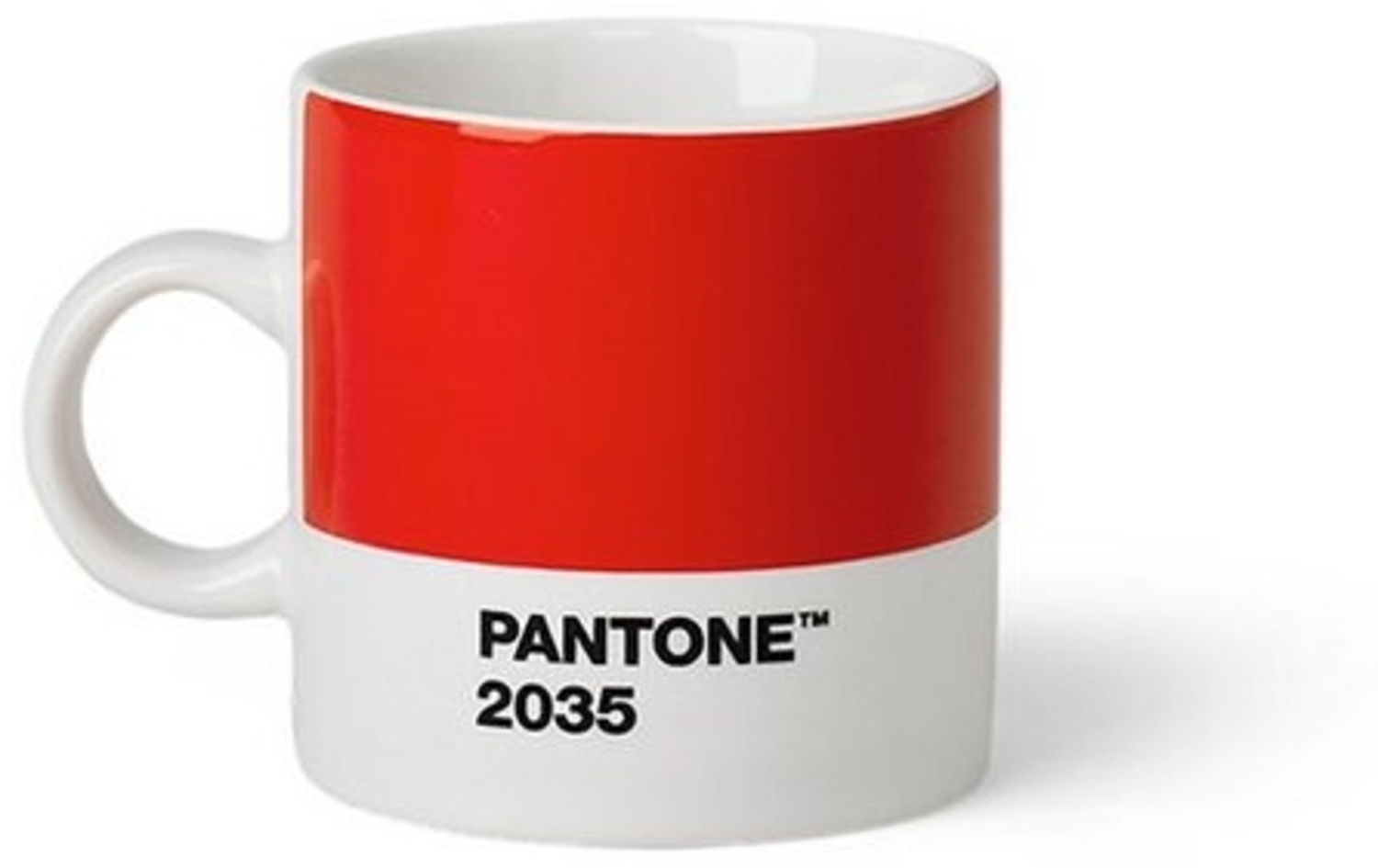 PANTONE Kaffeeservice, Fine Bone, PANTONE Porzellan Espressotasse, dickwandig, spülmaschinenfest, 120ml Bild 1