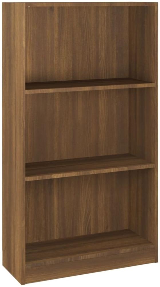 vidaXL Bücherregal Braun Eiche 60x24x109 cm Holzwerkstoff 815089 Bild 1