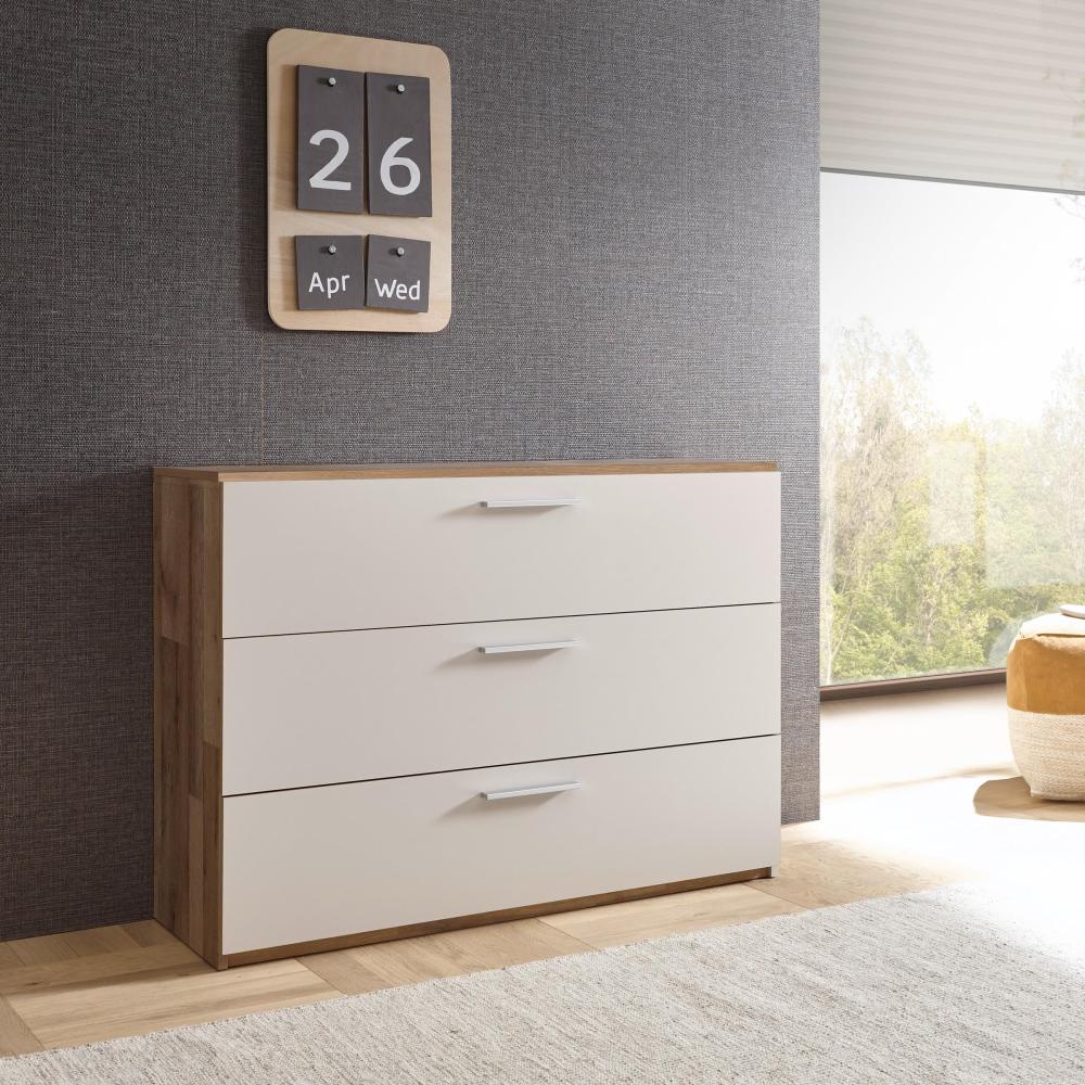 Beistellschrank >Carlynn< in Montana Oak - 120x86.6x38cm (BxHxT) Bild 1