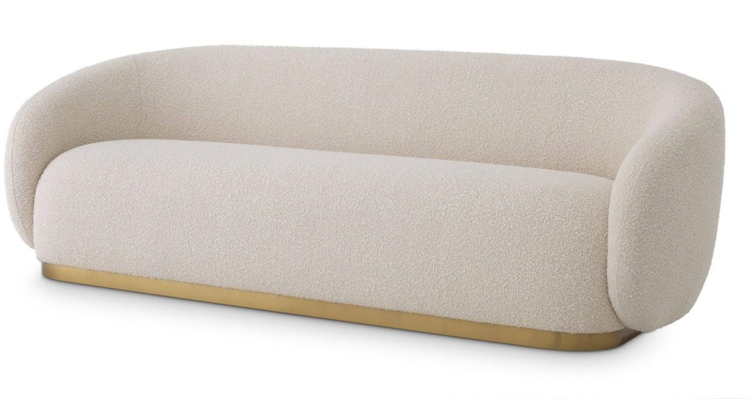 EICHHOLTZ Sofa Brice Bouclé Cream Bild 1