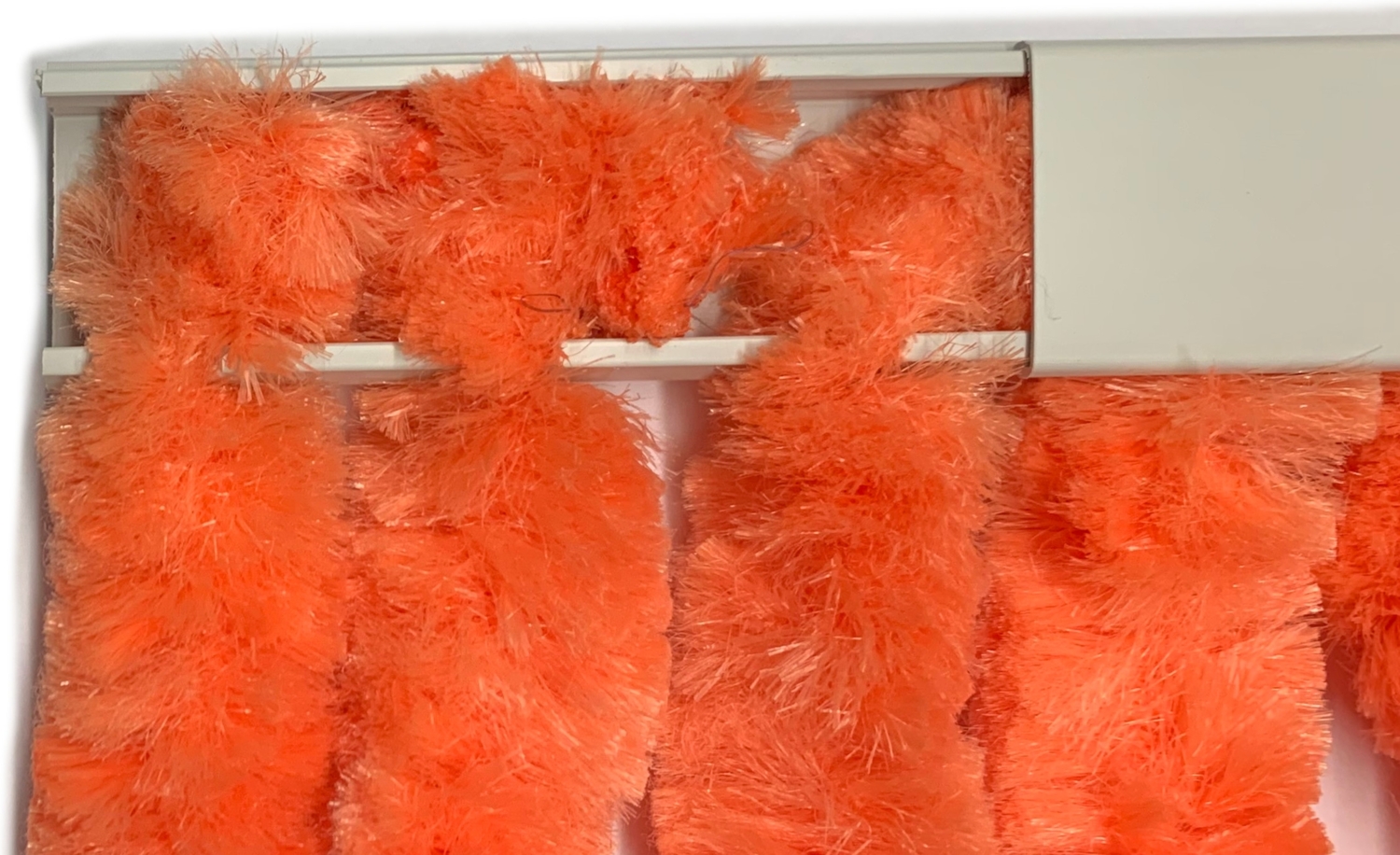 Moritz Flauschvorhang aus Chenille 100 x 230 cm dunkelgrau grau meliert Türvorhang als Fliegenschutz Insektenschutz für Camping Wohnwagen Bild 1