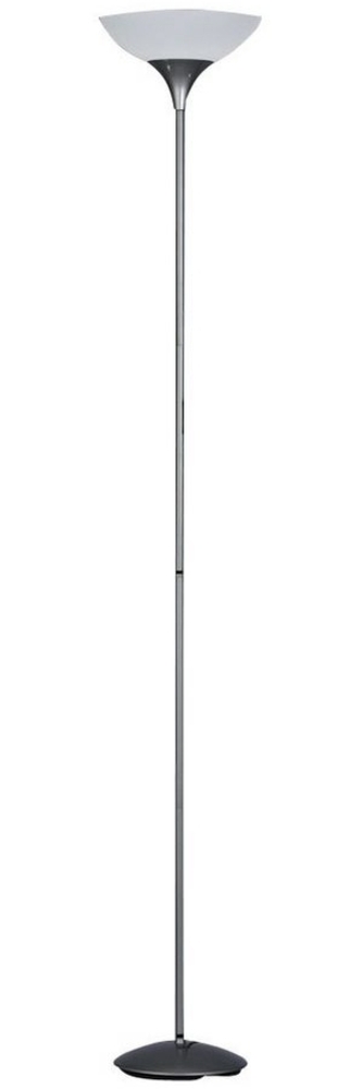 Deckenfluter, titanfarbig, Schnurschalter, Höhe 180 cm, DEZWO Bild 1
