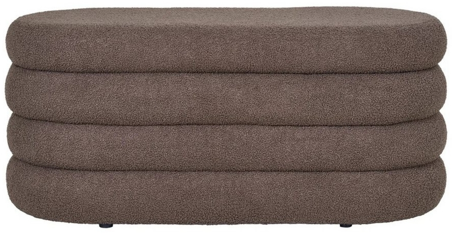 Luxusbetten24 Sitzbank Philo Bouclé, mit Stauraum Bild 1
