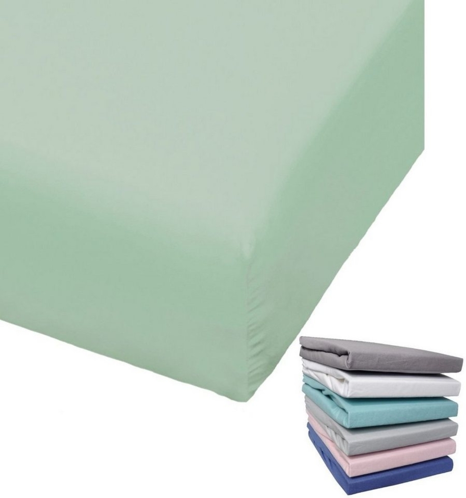 JACK Spannbettlaken JACK by Bierbaum Biber Spannbettlaken Baumwolle 150x200cm viele Farben, Biber, Gummizug: Rundumgummizug, (1 Stück), große Auswahl, Rundgummi Bild 1