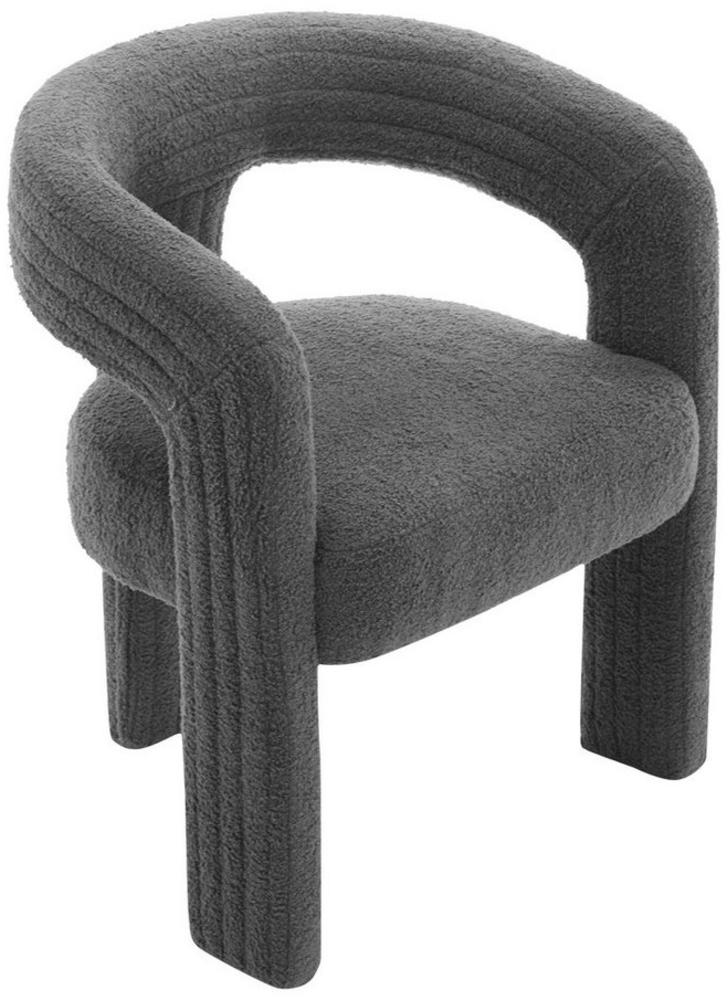 MODFU Ohrensessel glatte gebogene Design (Wohnzimmersessel, Relaxsessel, Lehnstuhl, Fernsehsessel, 1-St, 75*62.5*47cm), gepolstertes Einzelsofa mit U-förmige Rückenlehne Bild 1