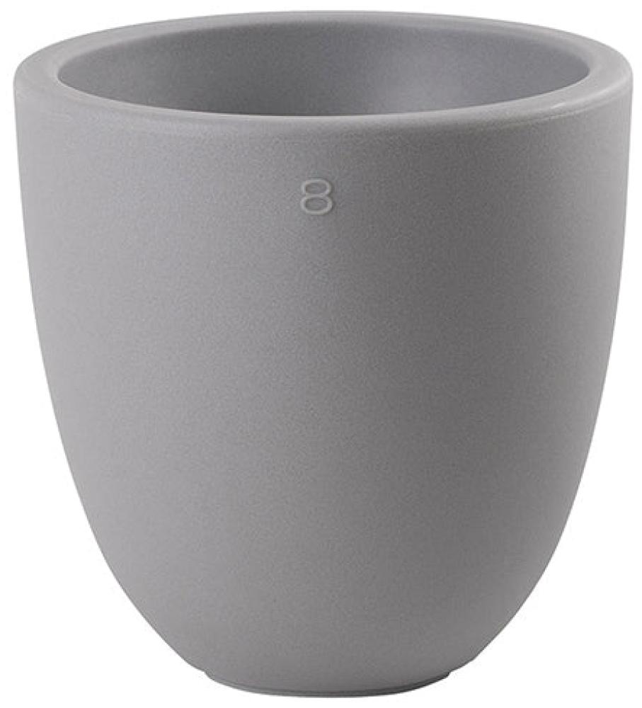 Blumentopf LED Shining Curvy Pot (grey S E27) Bild 1