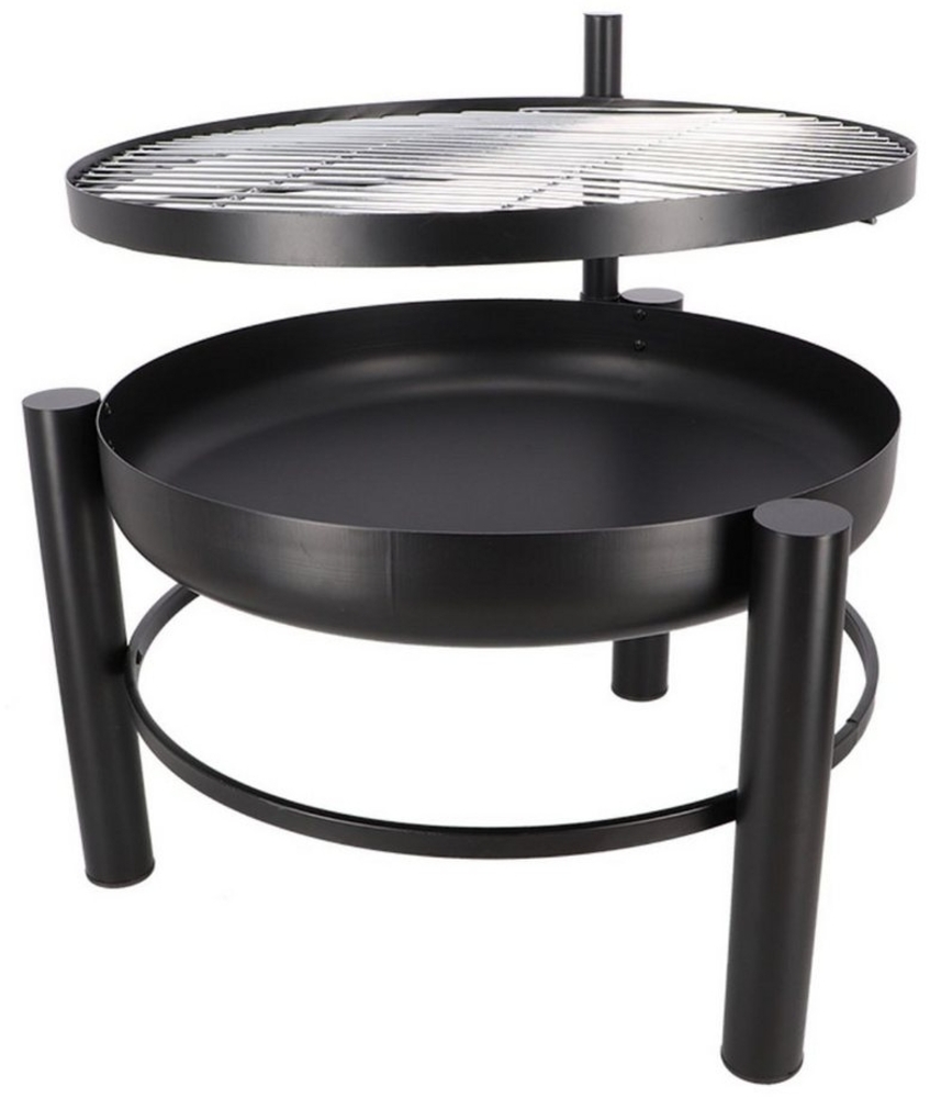 Rivanto Pizzaschieber, Feuerschale mit Grill Größe L, Maße 66 x 78 x 69 cm Bild 1