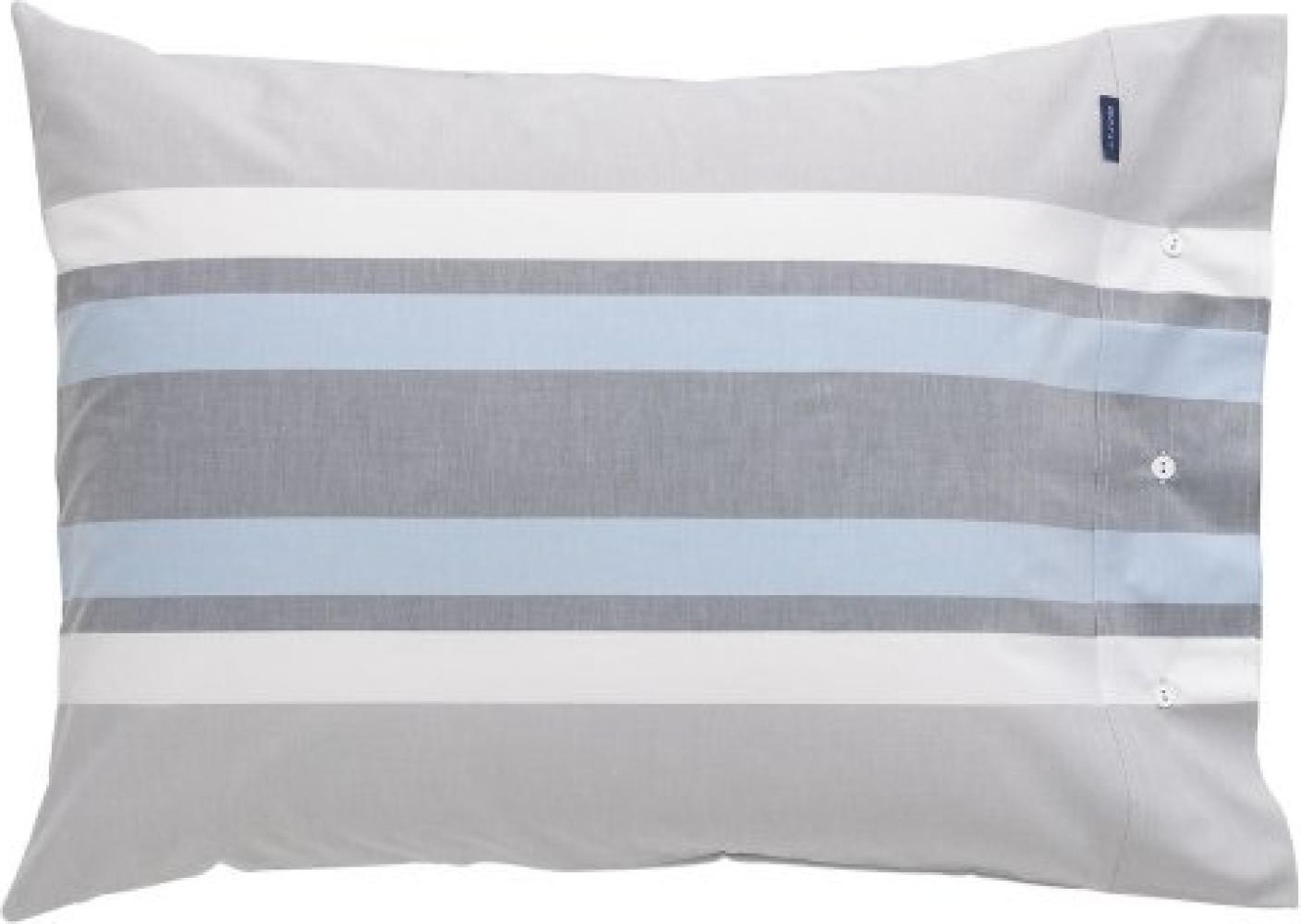 Gant Home Kopfkissenbezug Oxford Stripe Pillowcase Grey (80x80cm) 851027501-160 Bild 1