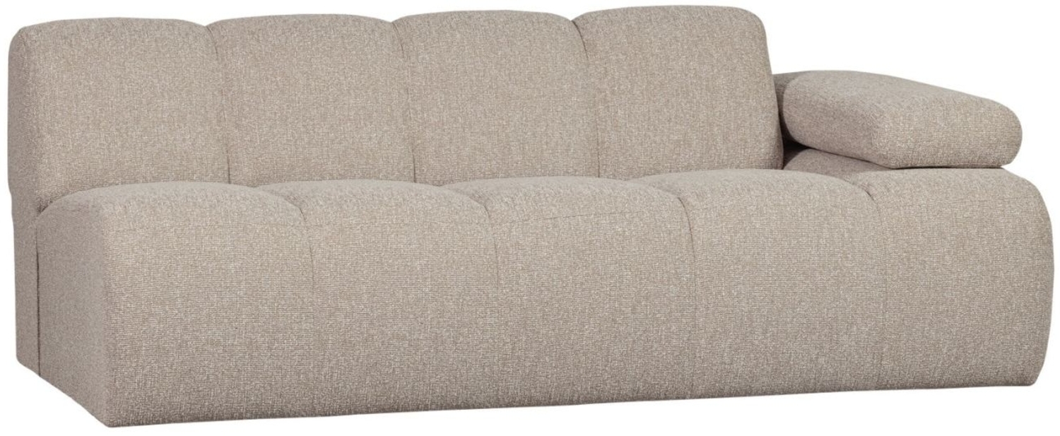 Modulsofa Mojo Boucle 2er Arm-Rechts, Beige Bild 1