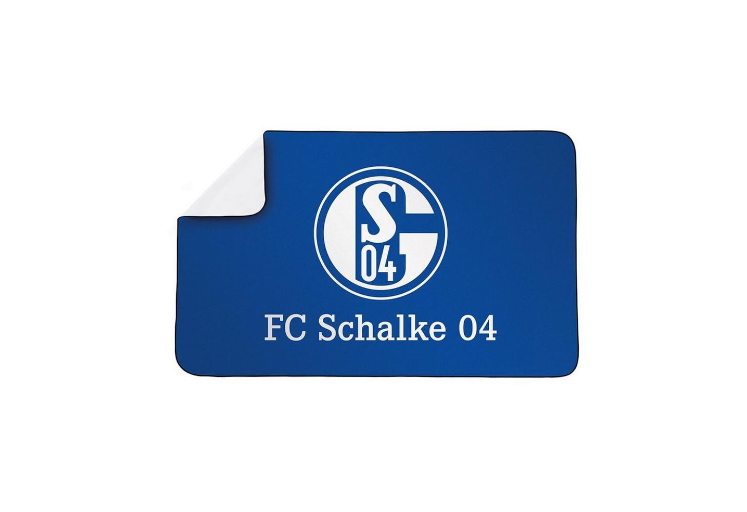 S04 Sporthandtuch Deluxe - 80x130 cm - weiß/blau Bild 1