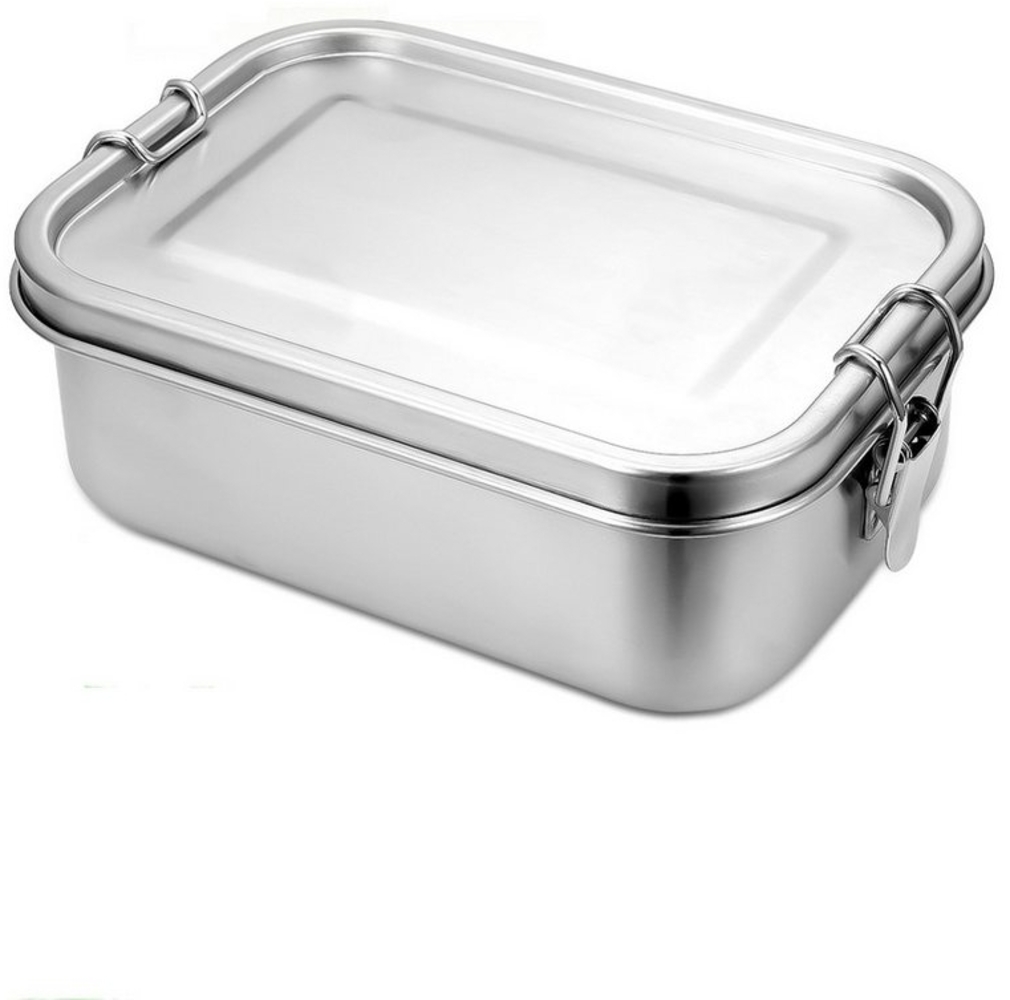 Clanmacy Lunchbox Edelstahl Brotdose - Nachhaltige Lunchbox für Büro Schule Picknick Bild 1