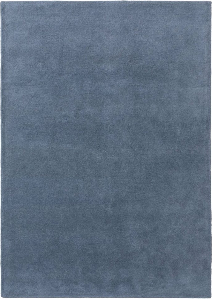 benuta Wollteppich Bent, rechteckig, Höhe: 6 mm, 100% Wolle, handgetuftet, Uni, Elegant, Wohnzimmer Bild 1