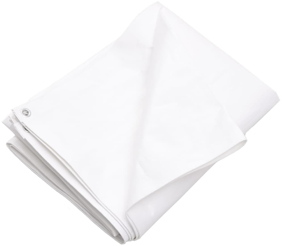 vidaXL Abdeckplane 260 g/m² 4x6 m Weiß HDPE 151600 Bild 1