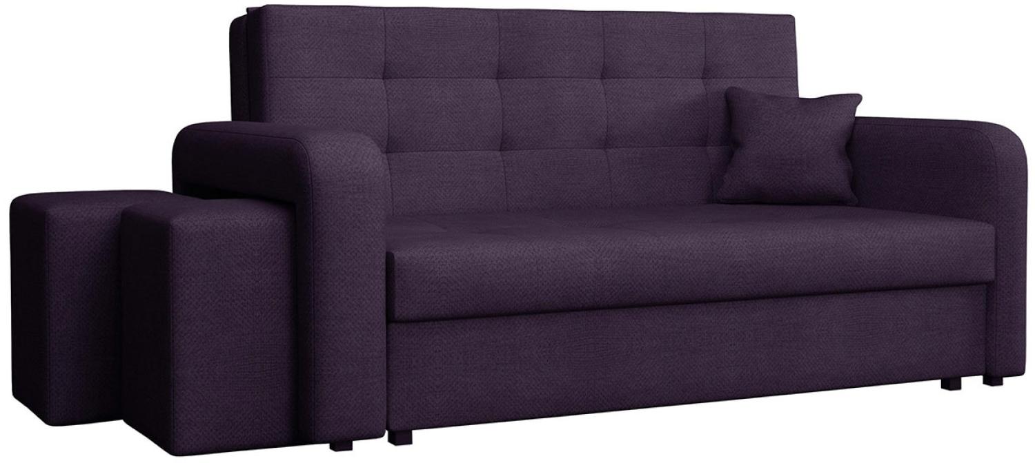 Schlafsofa Viva Home III, Nische für Hocker auf der linken Seite, Farbe: Enjoy 15 Bild 1