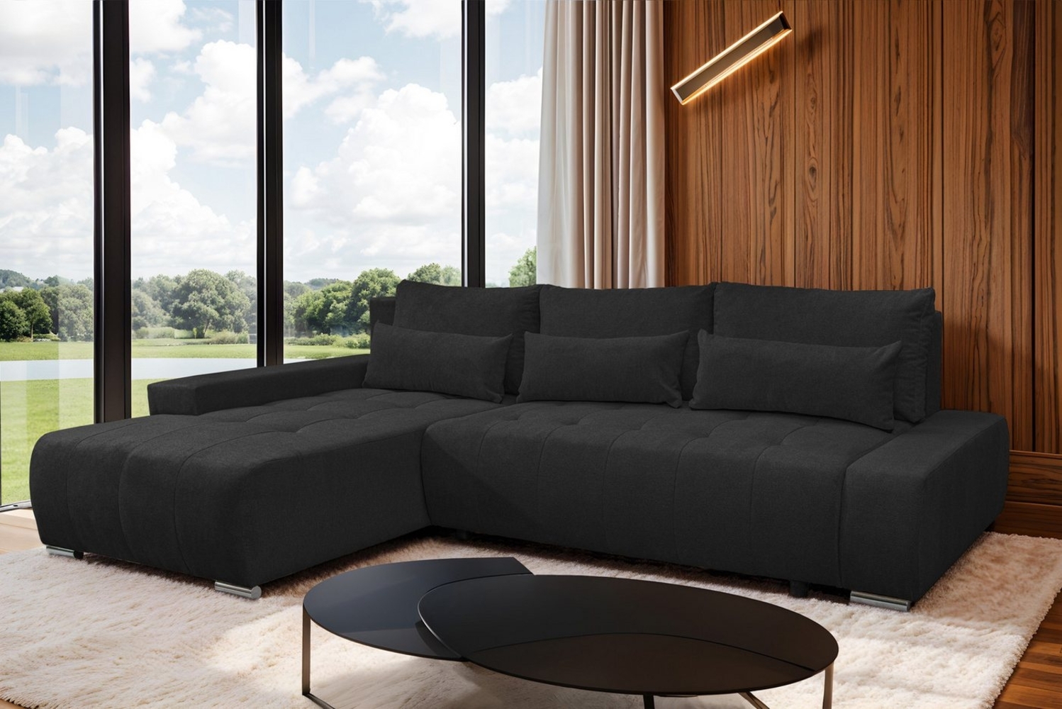 storez24 Ecksofa Kelly, mit Bettkasten und Schlaffunktion, L-Form, bequem Bild 1
