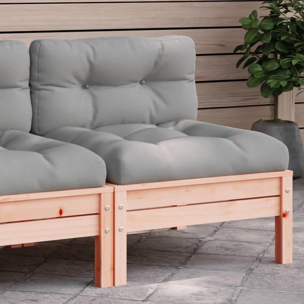 vidaXL Gartensofa ohne Armlehnen mit Kissen Massivholz Douglasie 838159 Bild 1