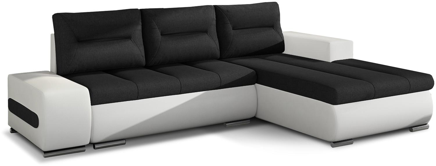 Ottavio, Ecksofa, Eckcouch, Schwarz Bild 1