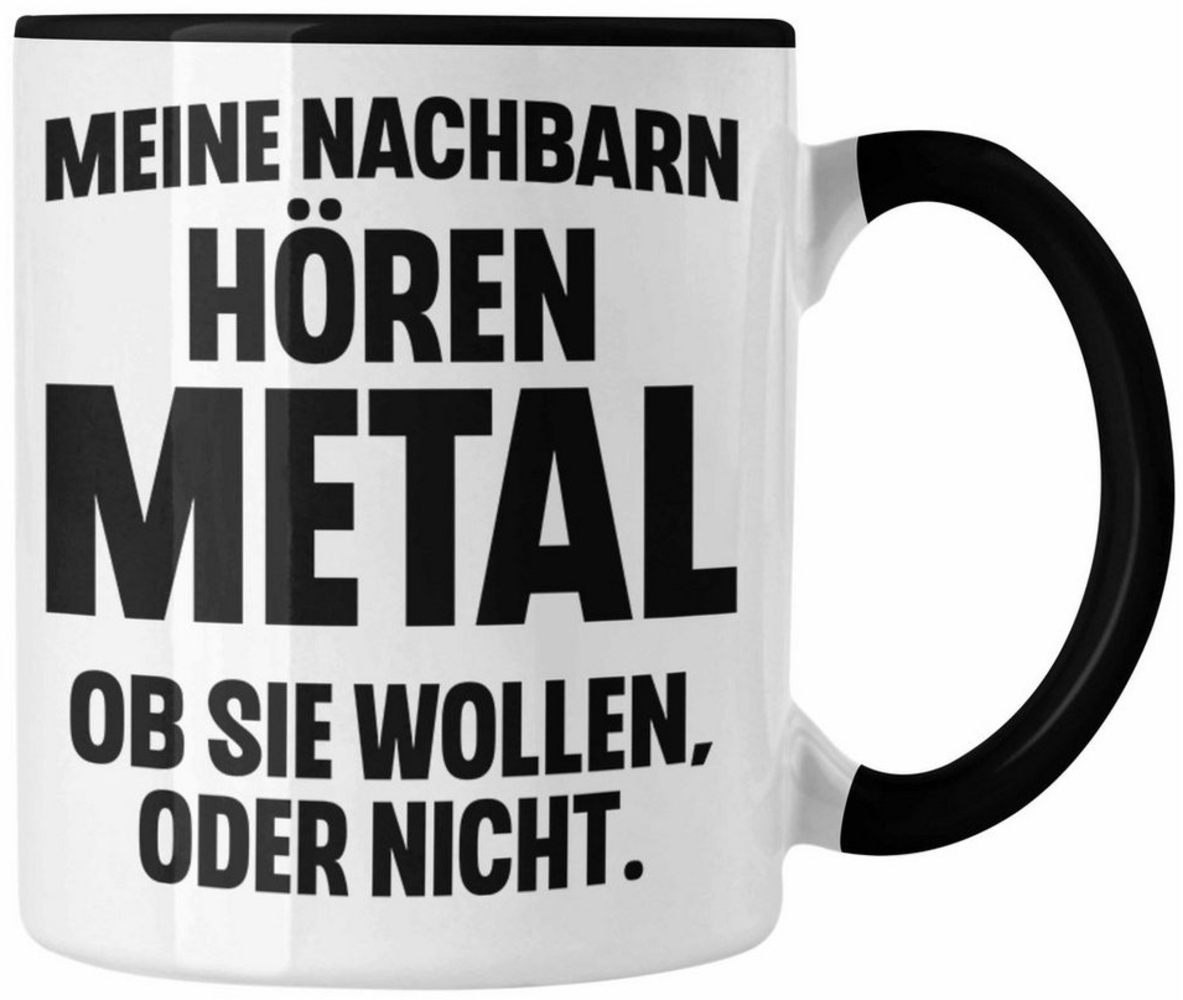 Trendation Tasse Trendation - Heavy Metal Geschenke Rockmusik Geschenk Tasse Lustig Dek Bild 1