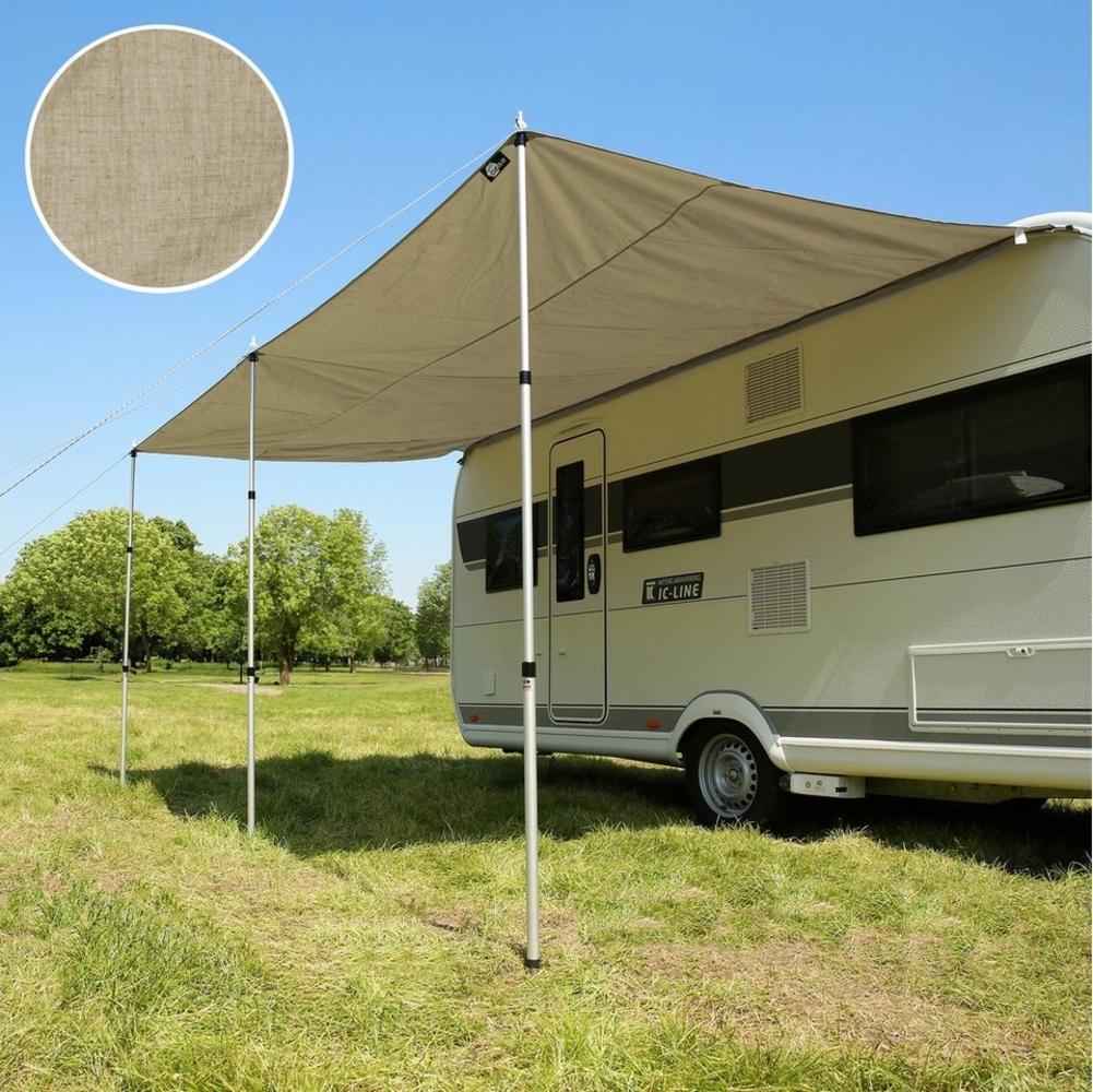 yourGEAR Sonnensegel your GEAR Caravan Tarp TC 450x240 - Wohnwagen Baumwoll-Sonnensegel Bild 1