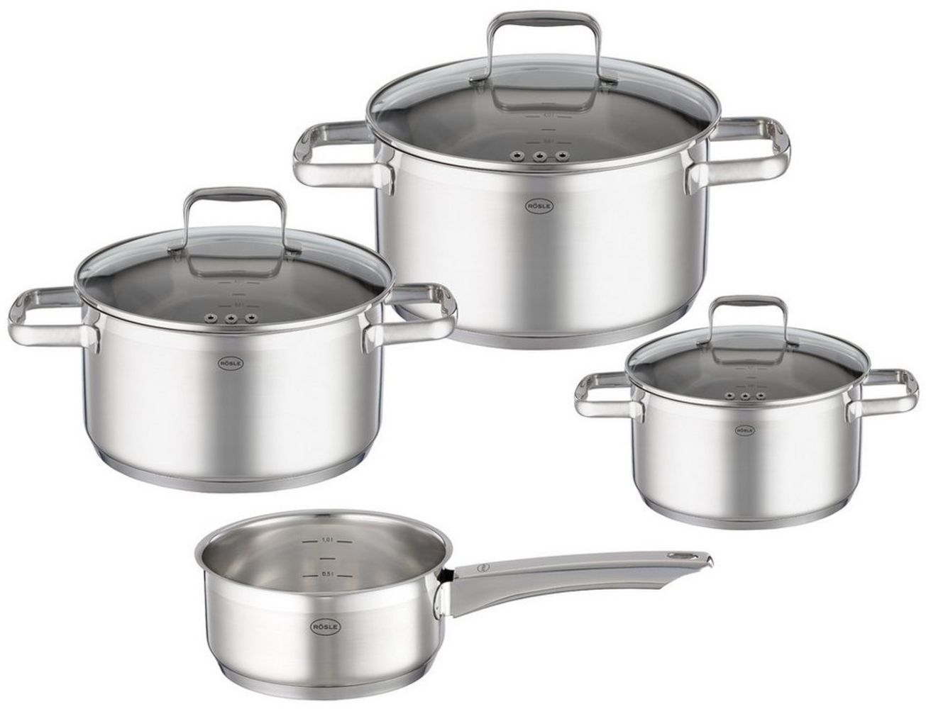 Rösle Rösle Satz von 4 Stück Töpfe Charm RO91935 Bild 1