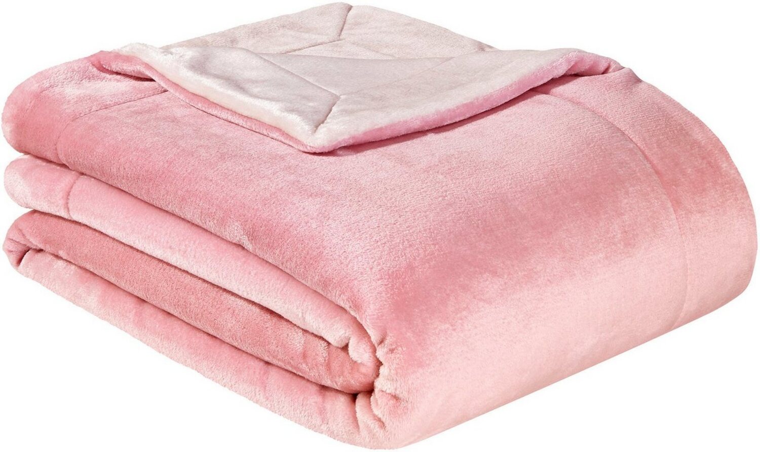 s. Oliver Doublesoft Kuscheldecke 150x200 - super kuschelig & warm, Polyesterflausch Decke rosa Bild 1